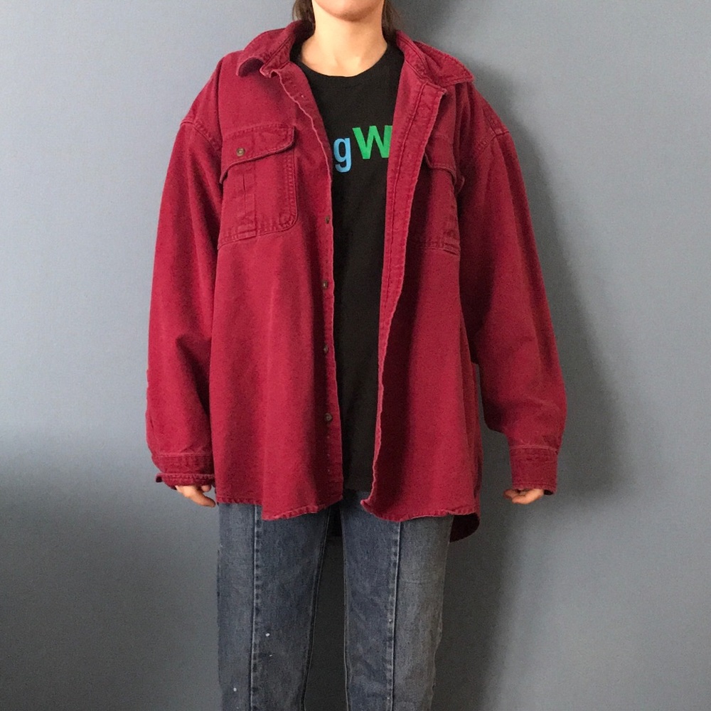 XL Cabela’s Red Button Up